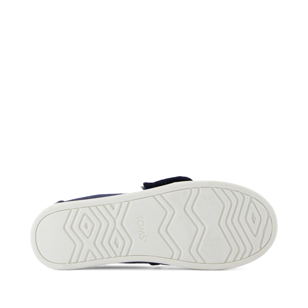 Alpargata Classic Kids Shoe - Navy Heritage Canvas Bottom Sole View