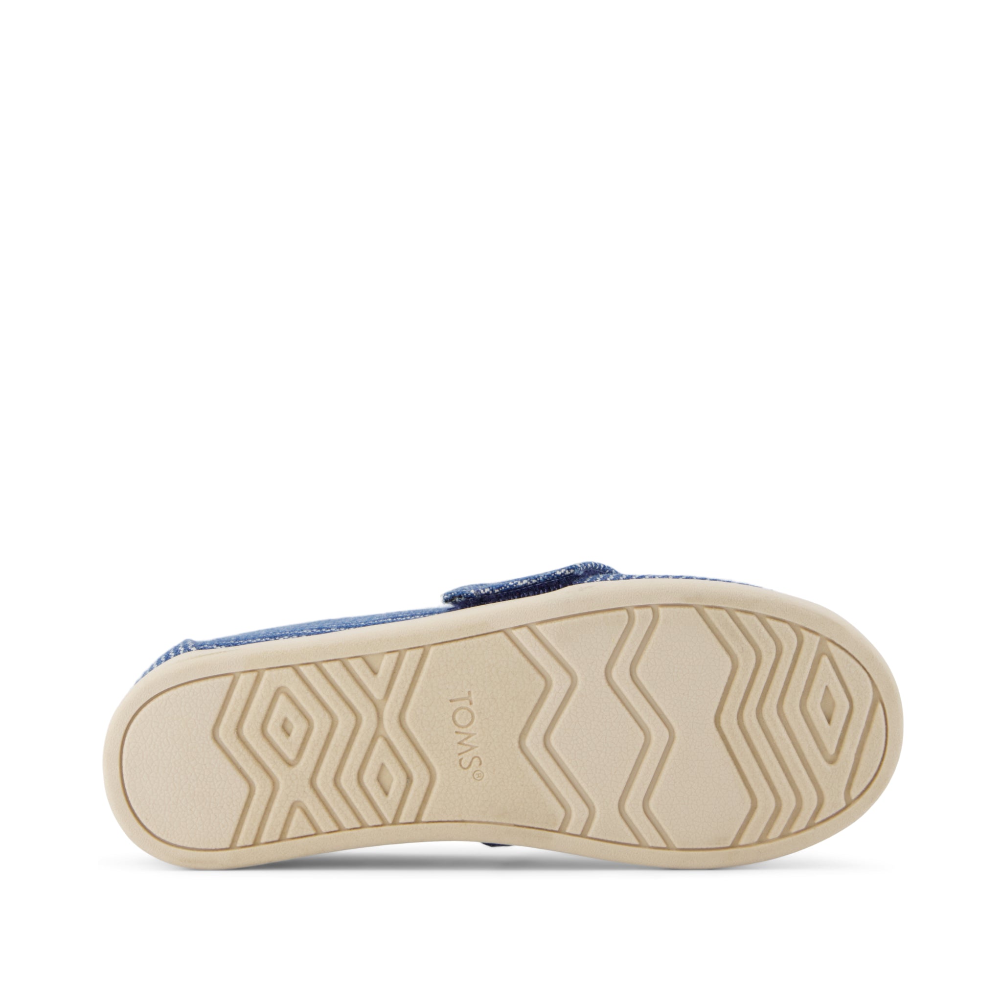 Alpargata Classic Kids Shoe - Dark Sky Subtle Stripes Bottom Sole View
