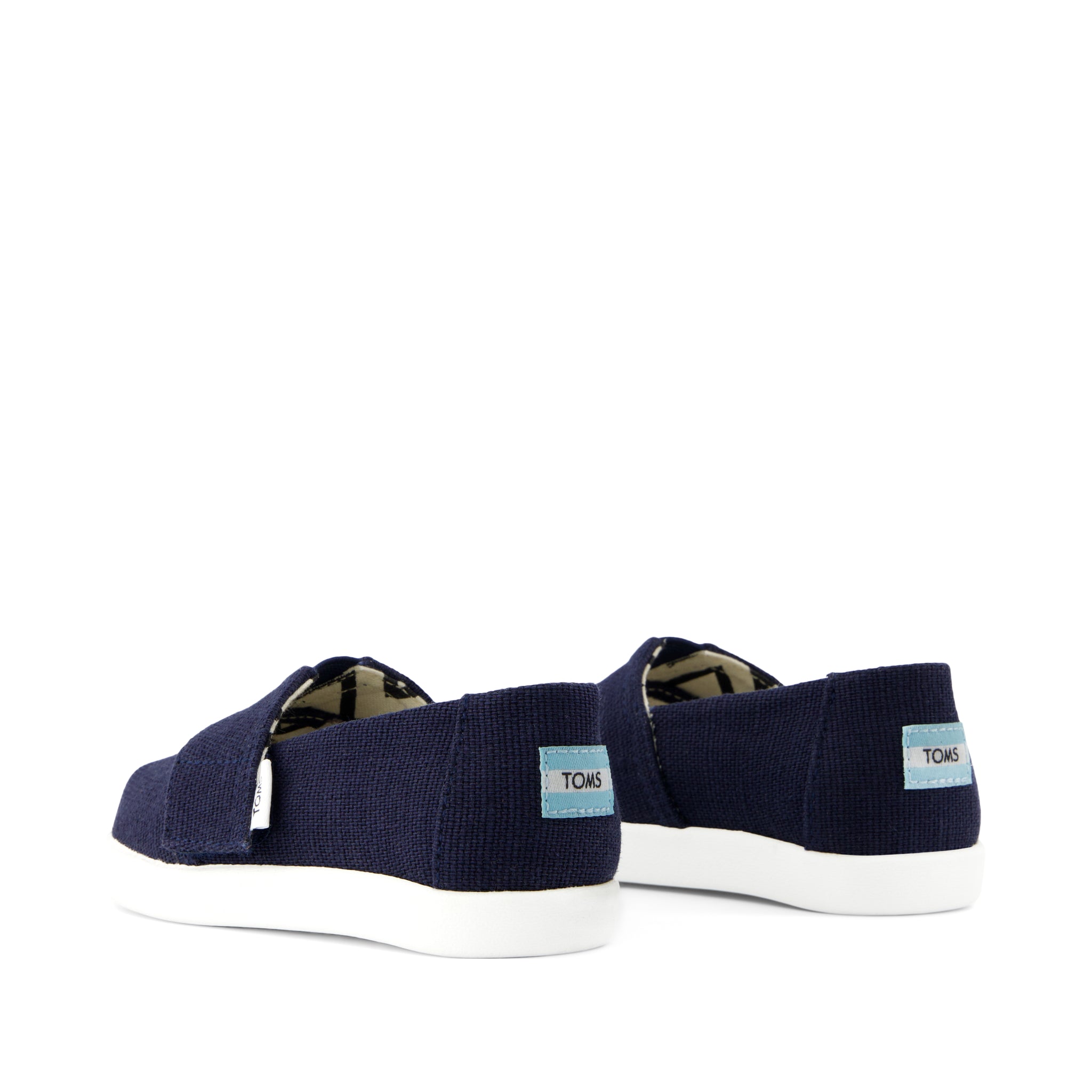 Alpargata Classic Toddler Shoe - Navy Heritage Canvas Back View