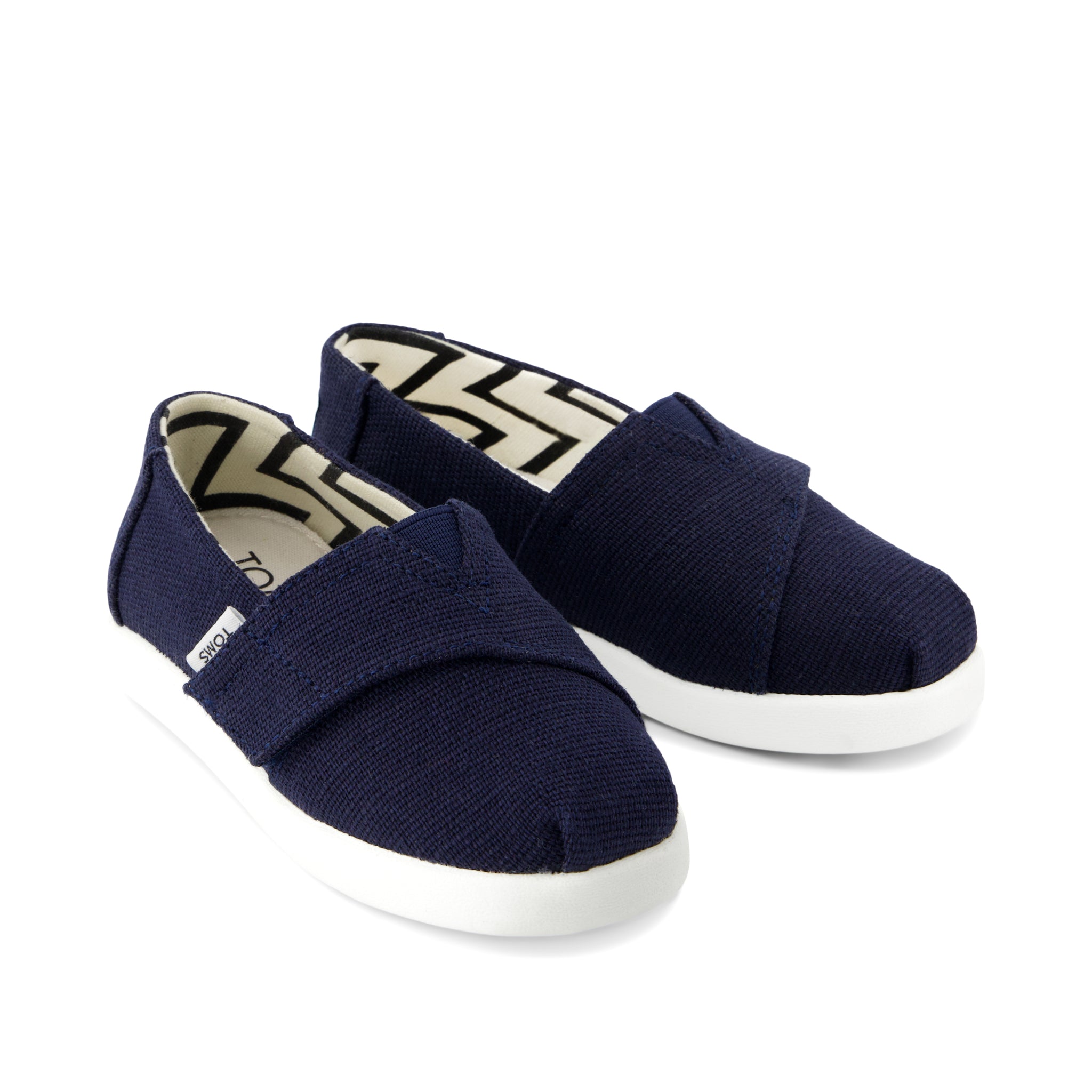 Alpargata Classic Toddler Shoe - Navy Heritage Canvas Front View