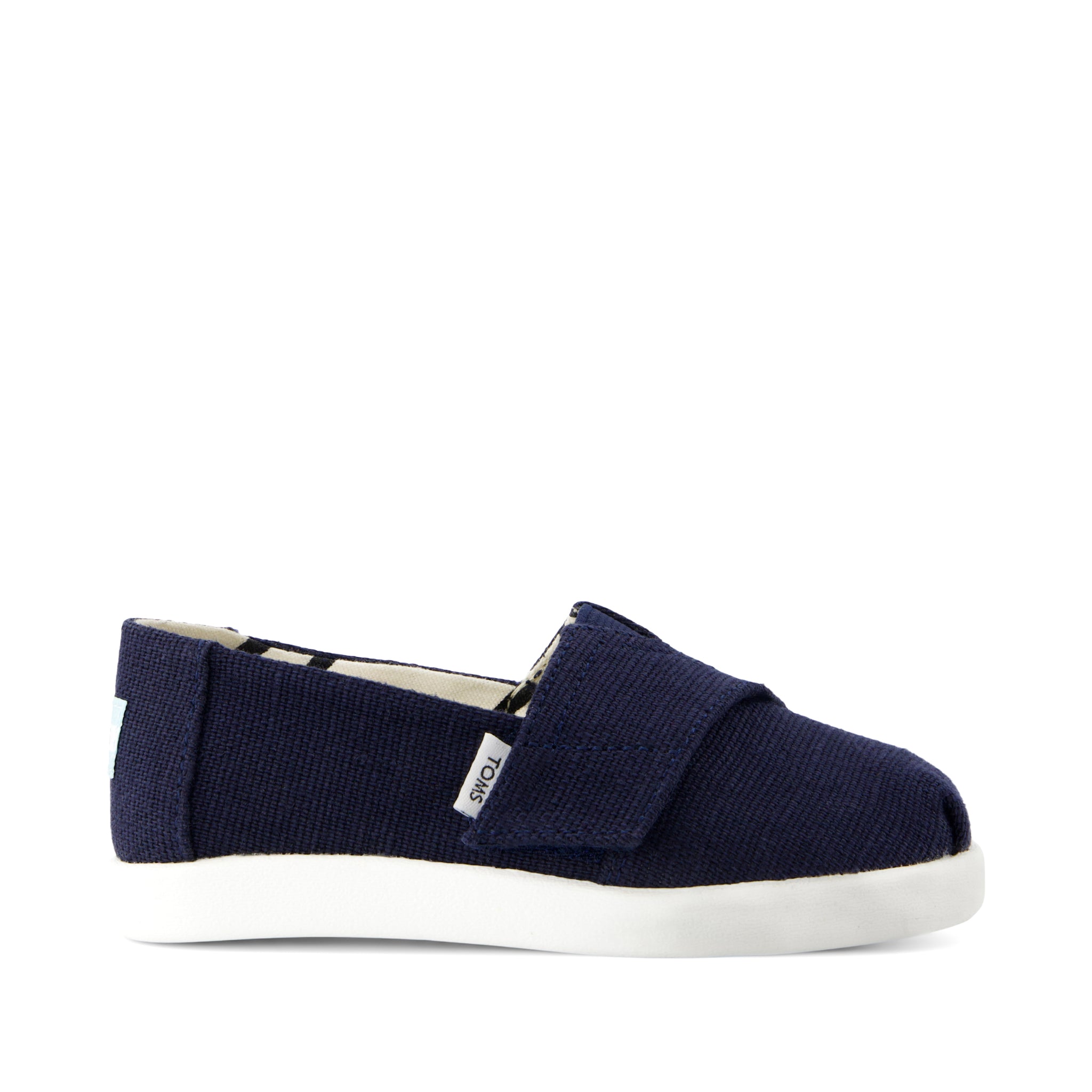 Alpargata Classic Toddler Shoe - Navy Heritage Canvas Side View