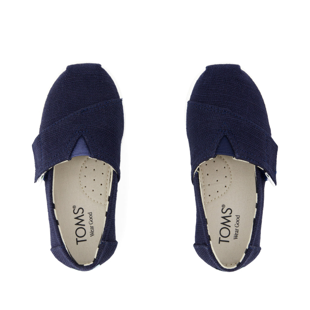 Alpargata Classic Toddler Shoe - Navy Heritage Canvas Top View