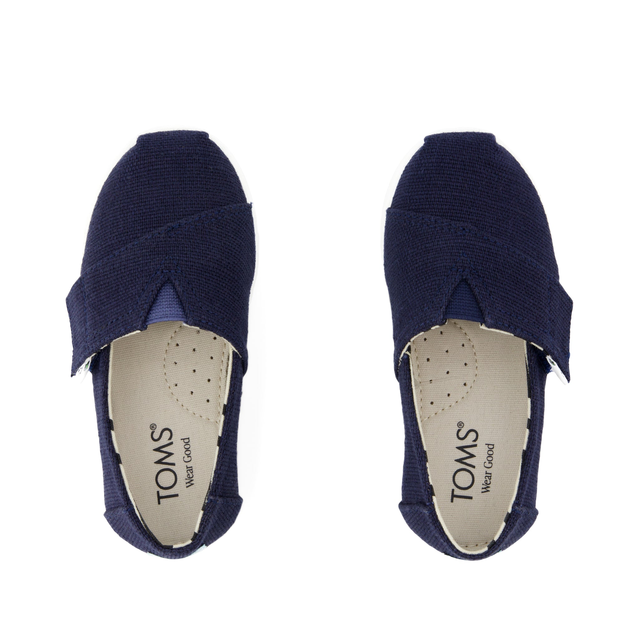 Alpargata Classic Toddler Shoe - Navy Heritage Canvas Top View