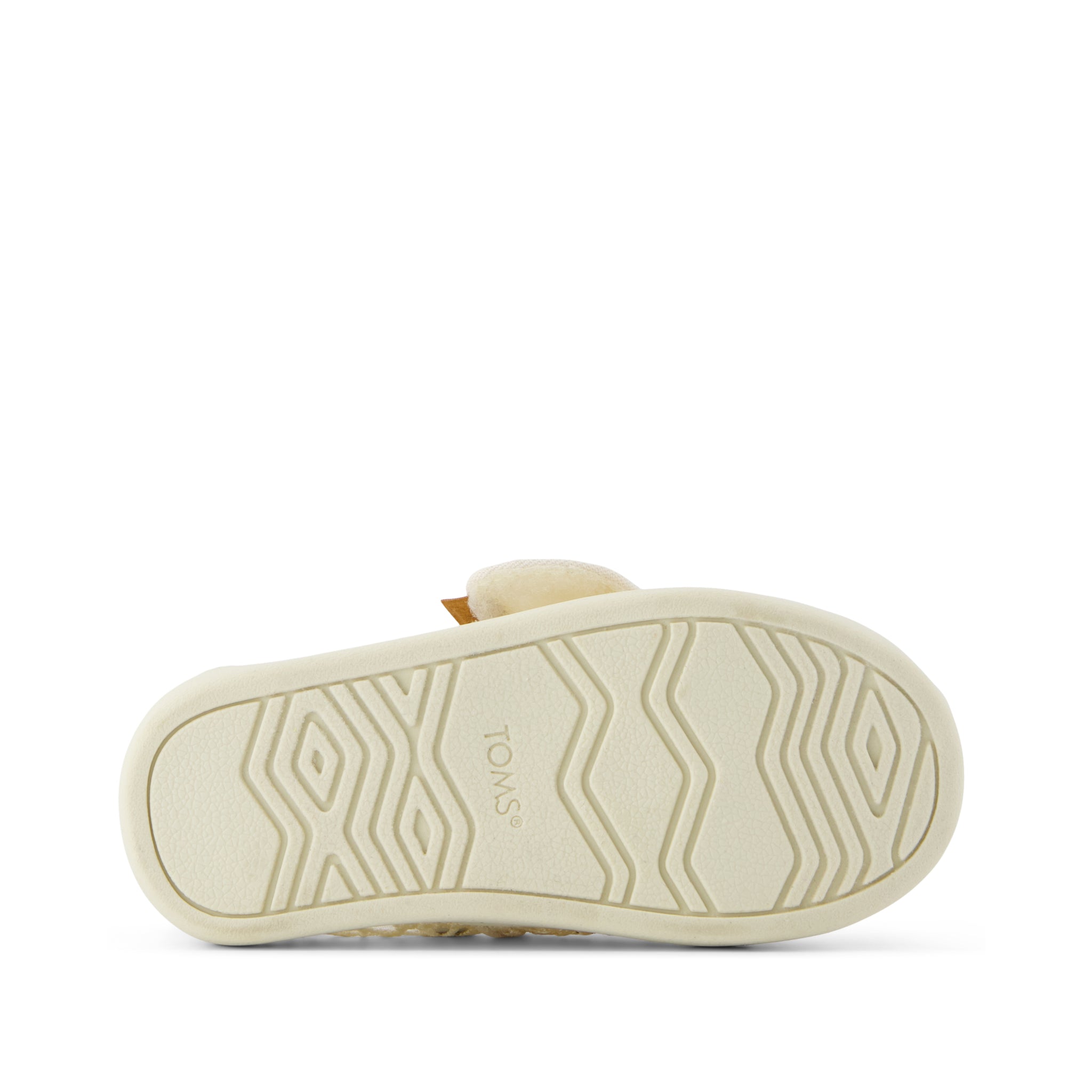 Alpargata Classic Toddler Shoe - Natural Moroccan Crochet Bottom Sole View