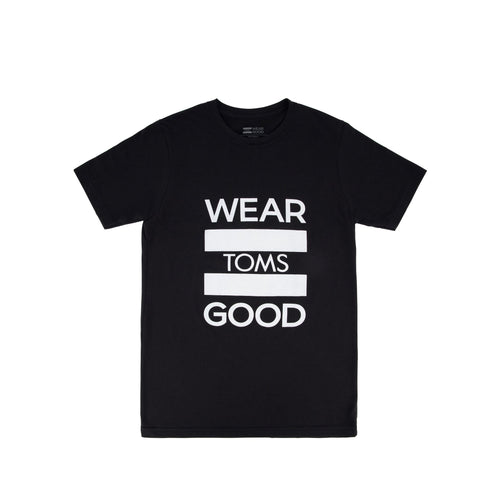 Wear Good Stacked Short Sleeve Crew Tee Front View