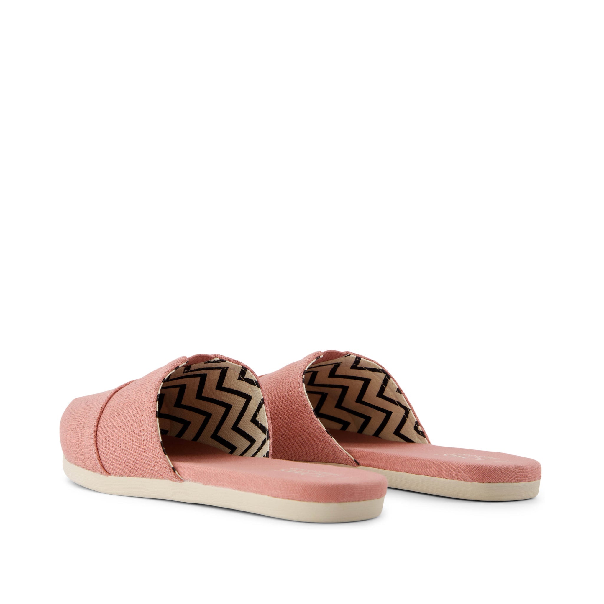 Alpargata Mule Vintage Pink Heritage Canvas Back View
