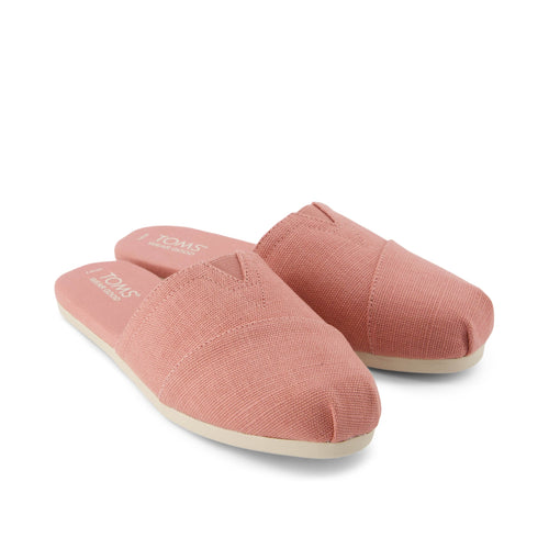 Alpargata Mule Vintage Pink Heritage Canvas Front View