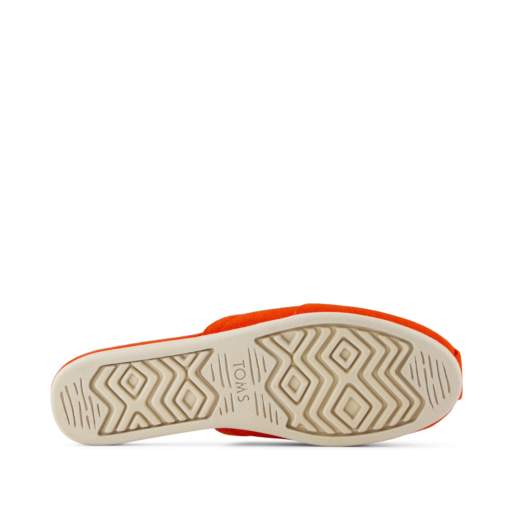 Alpargata Mule - Flame Heritage Canvas Bottom Sole View