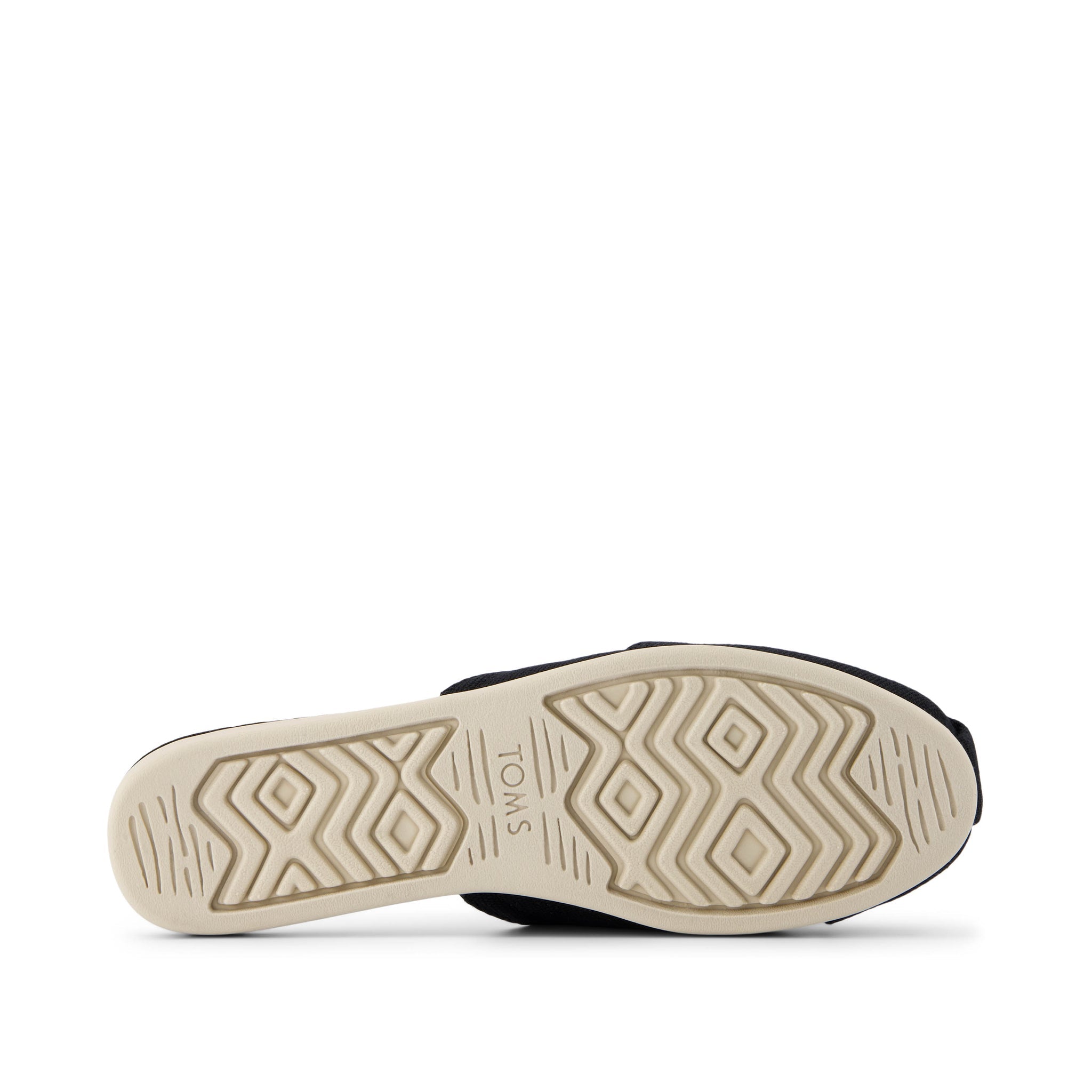 Alpargata Mule Black Heritage Canvas Bottom Sole View