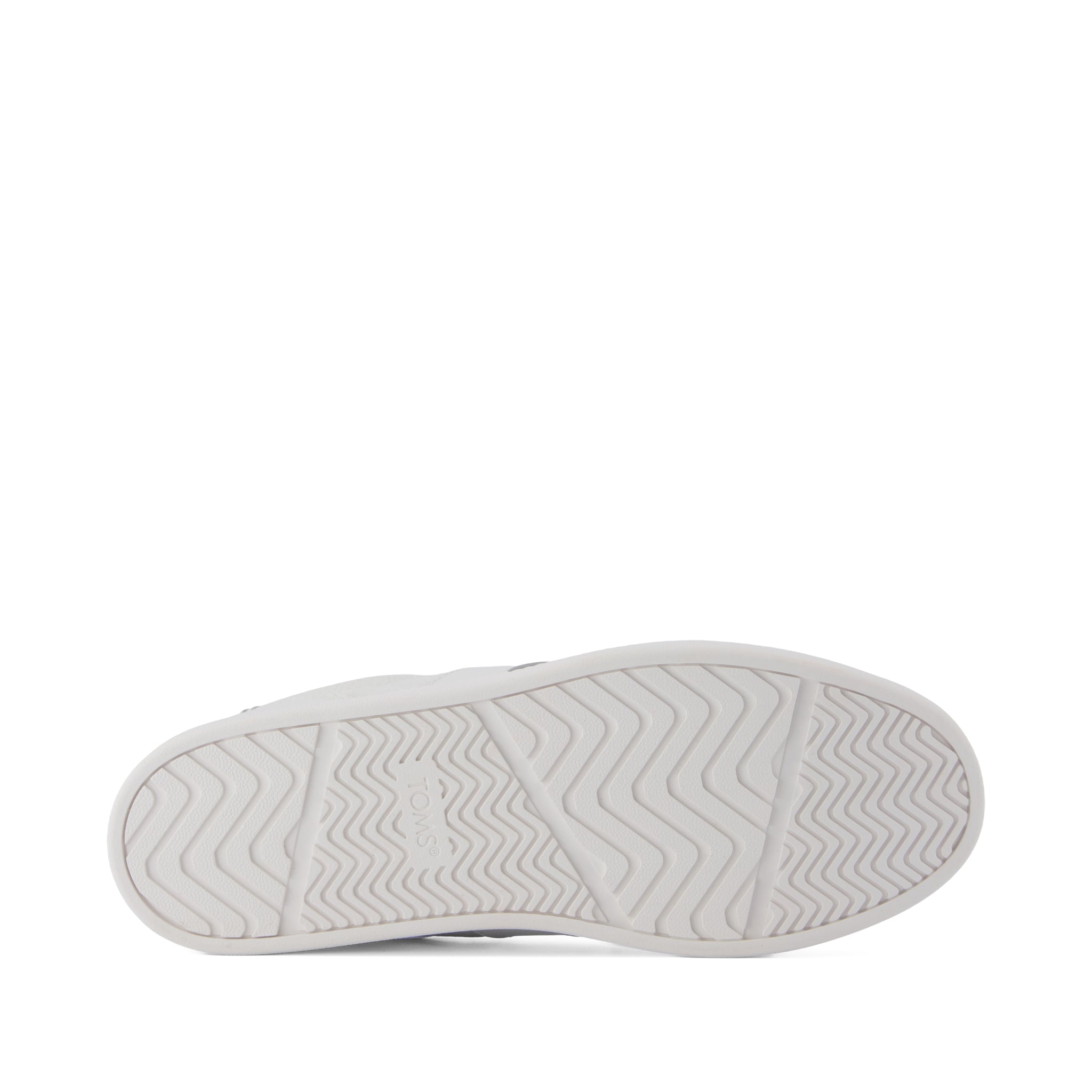Collins Casual Lace-Up Sneaker - White Leather Snake Embossed Bottom Sole View