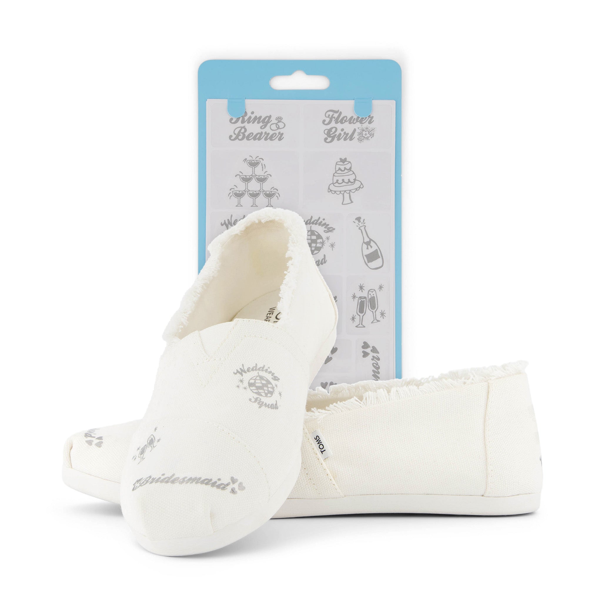 toms shoe tattoos wedding pack detail shot