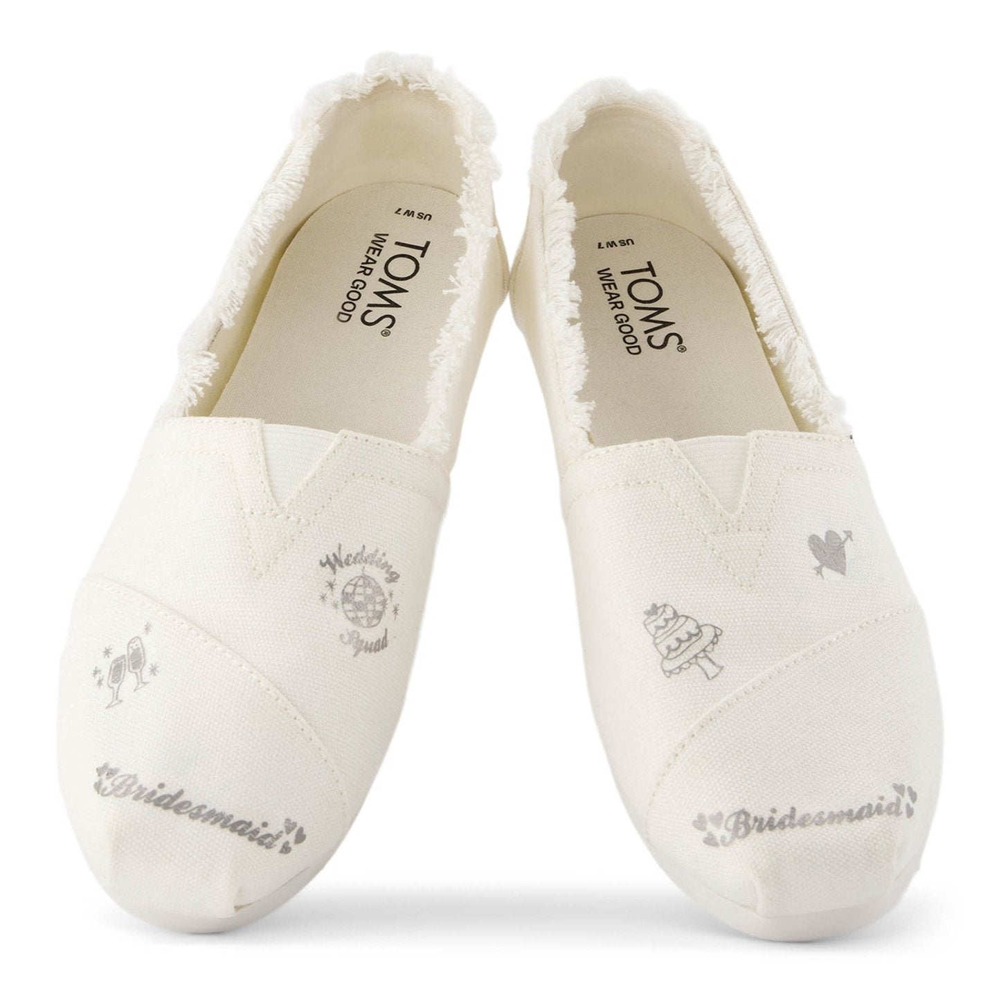 toms shoe tattoo wedding party pack up close detail shot