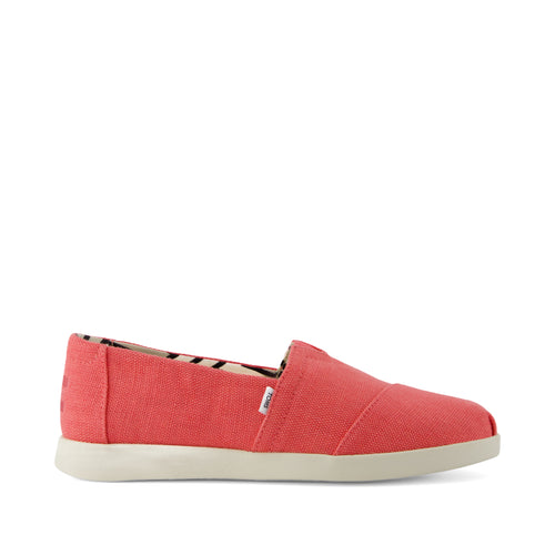 Alpargata Plus - Sunset Coral Heritage Canvas Side View