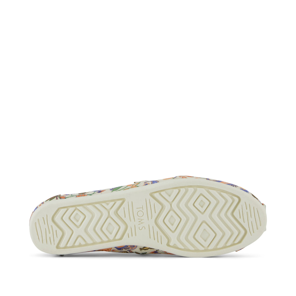 Alpargata Classic - Egret Cheetah Paisley Print Bottom Sole View