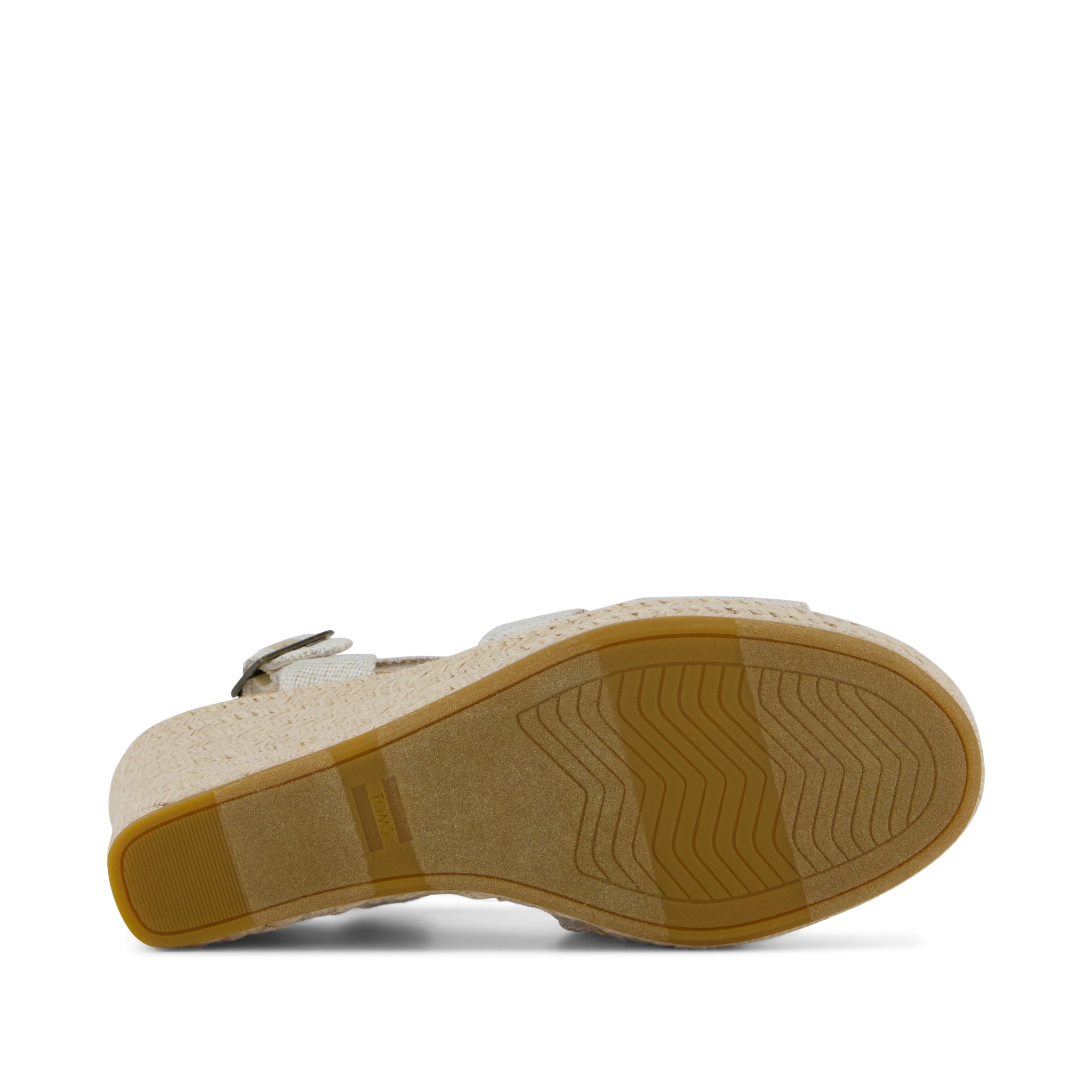 Alondra Wedge Sandal - Yarn Dye and Jute Wrap Bottom Sole View