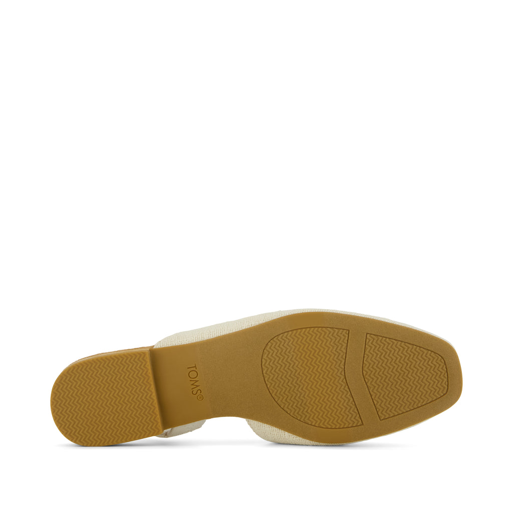 Alene Slingbback Flat - Natural Bottom Sole View