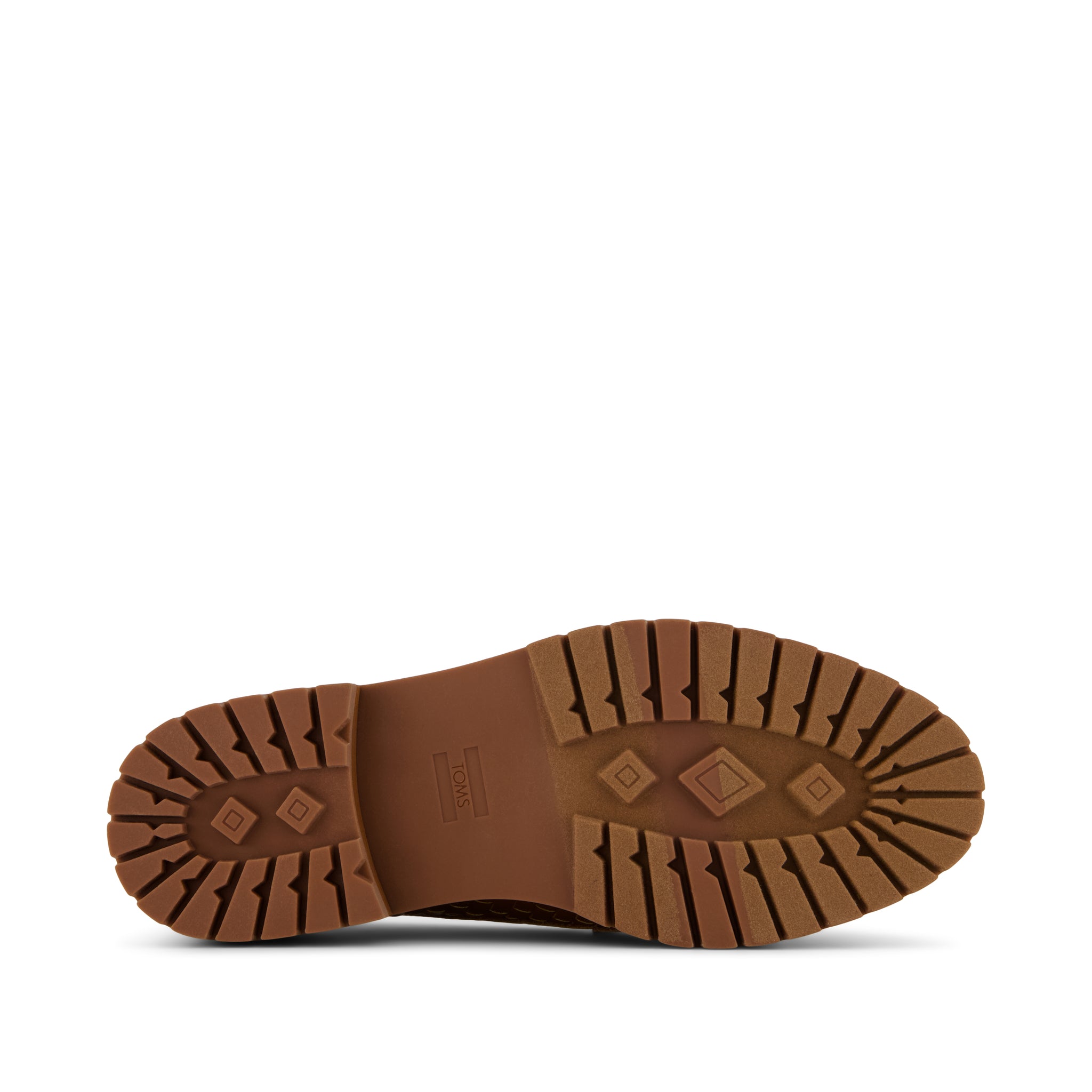 Cara Loafer - Amber Brown Leather Basketweave Bottom Sole View