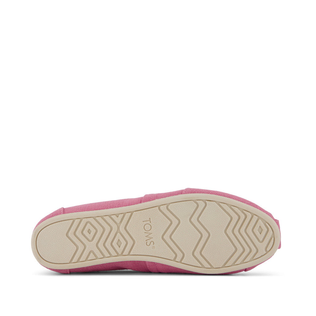 Alpargata Classic - Rose Pink Heritage Canvas Bottom Sole View