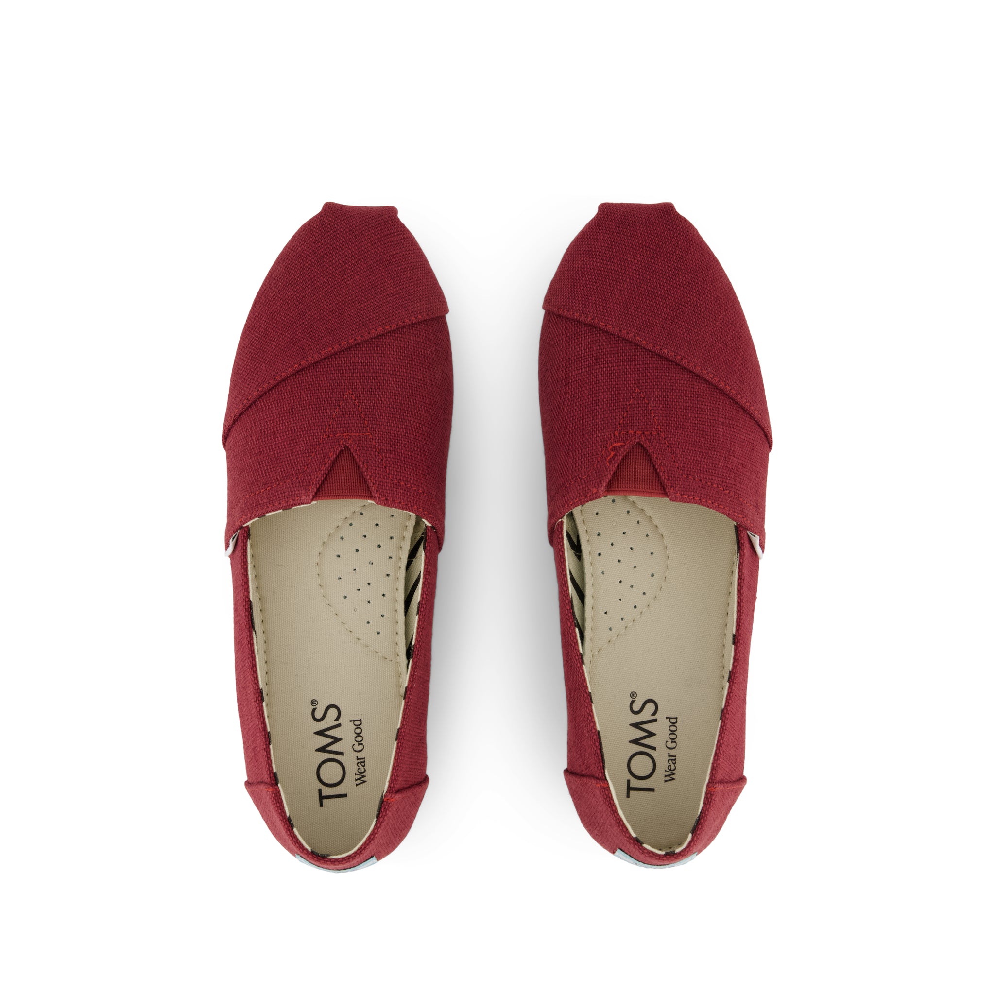 Alpargata Classic - Ruby Heritage Canvas Top View