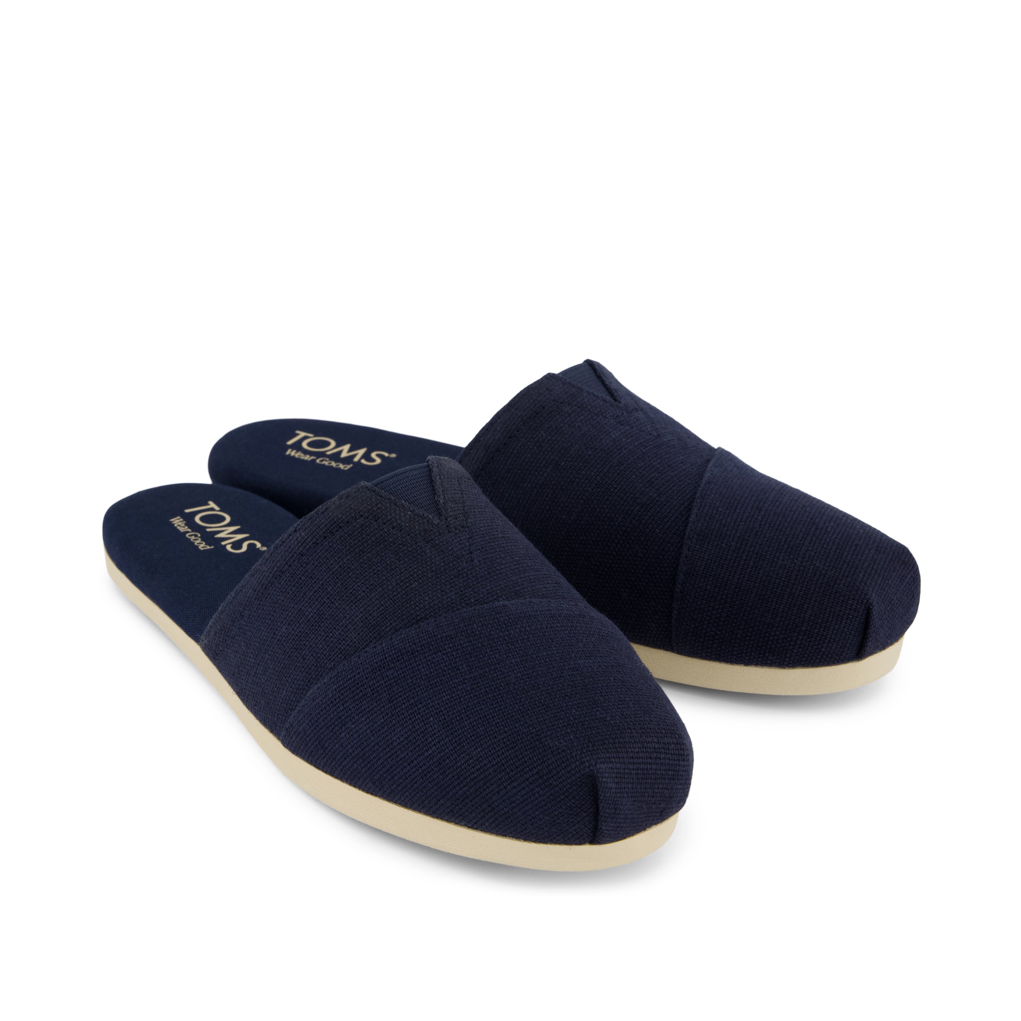 Alpargata Mule - Navy Heritage Canvas Front View