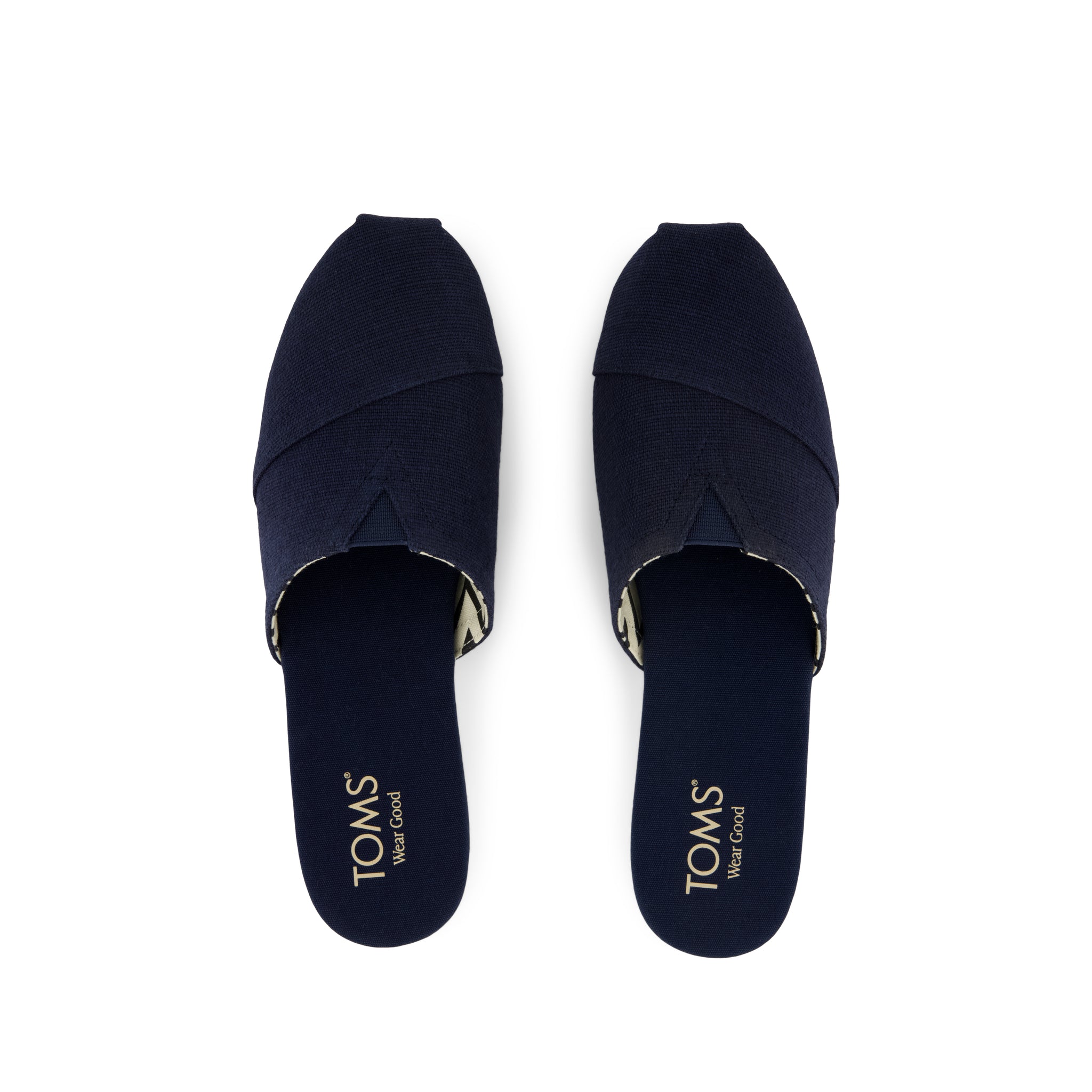 Alpargata Mule - Navy Heritage Canvas Top View