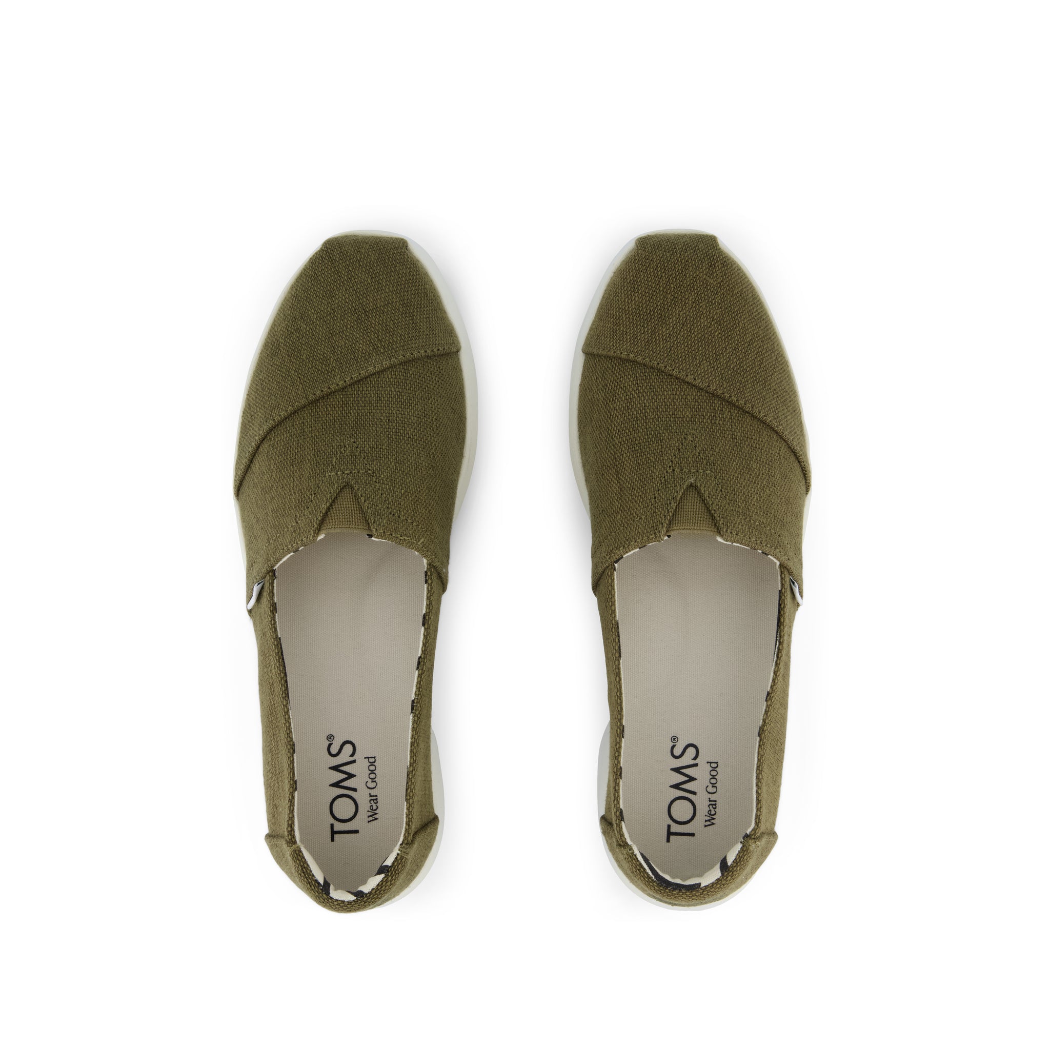 Alpargata Plus - Military Olive Heritage Canvas Top View