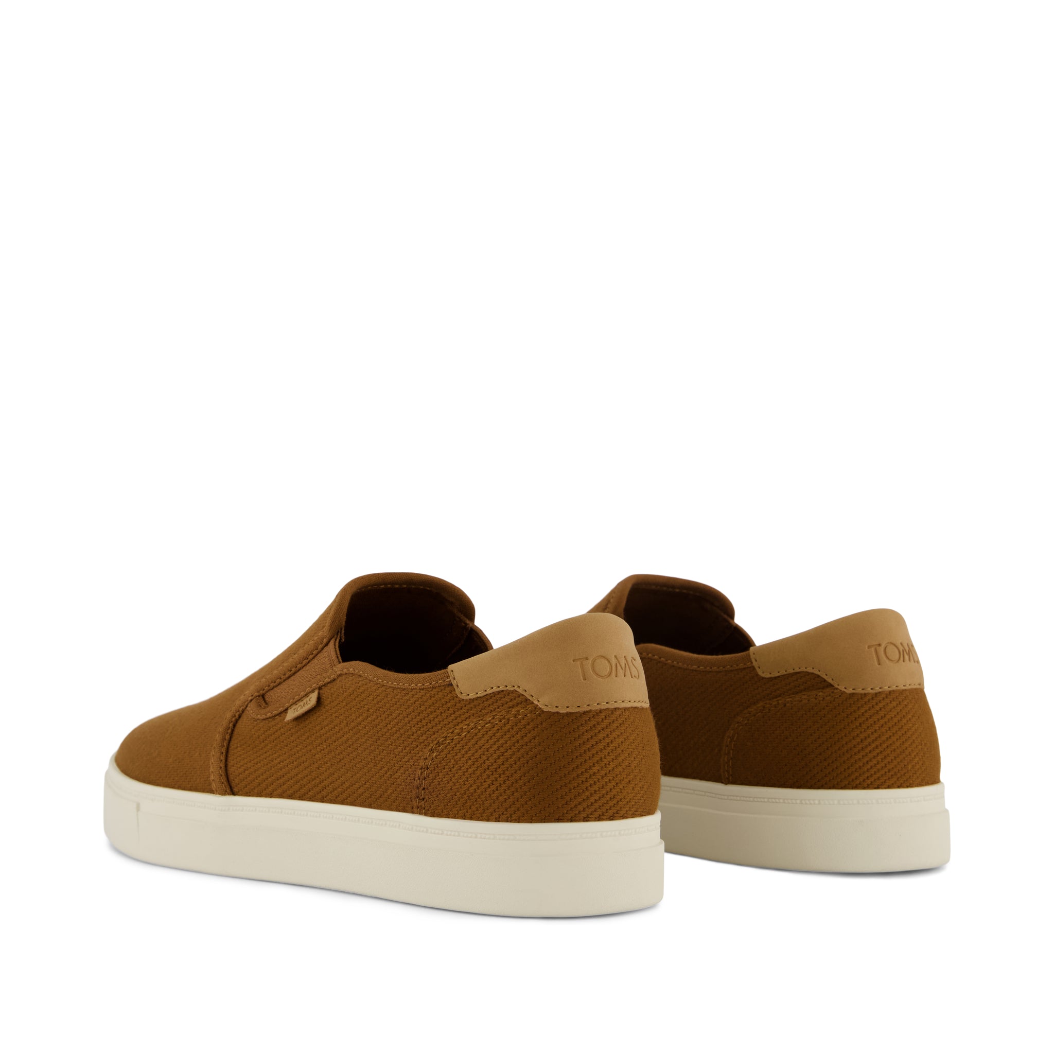 Baja 2.0 Slip On Sneaker - Walnut Brown Canvas Back View