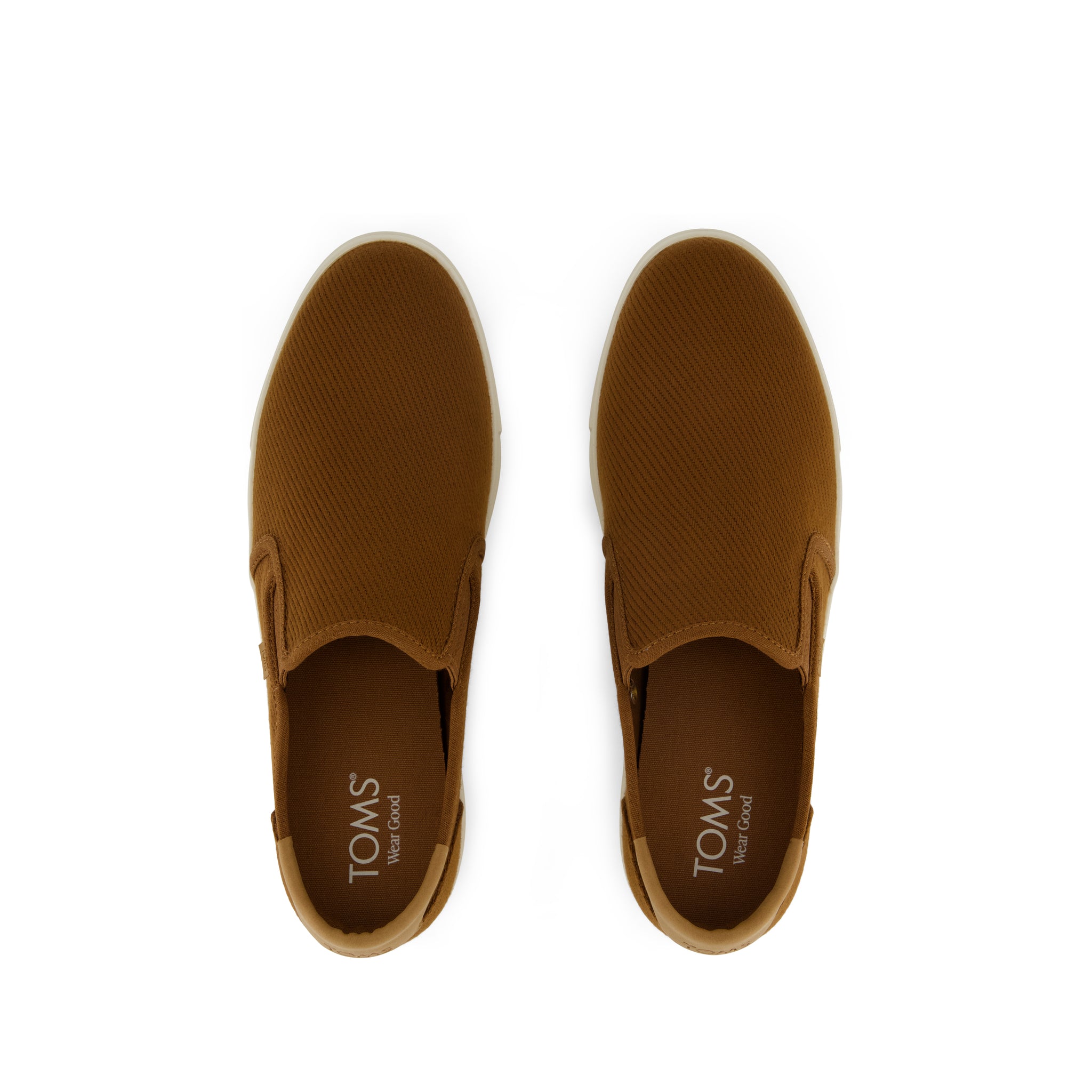 Baja 2.0 Slip On Sneaker - Walnut Brown Canvas Top View
