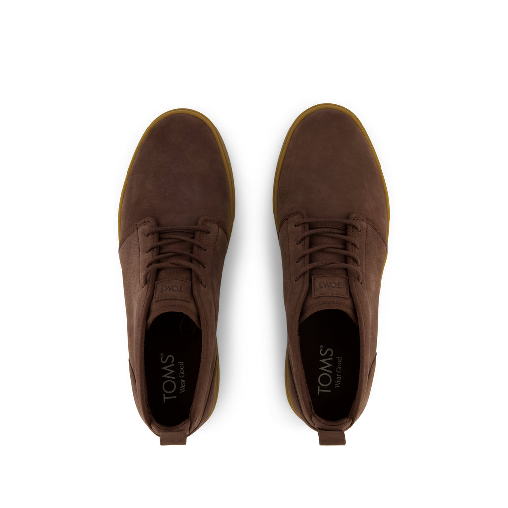 Carlo Mid Terrain 2.0 Sneaker - Water Resistant Oak Brown Leather Top View