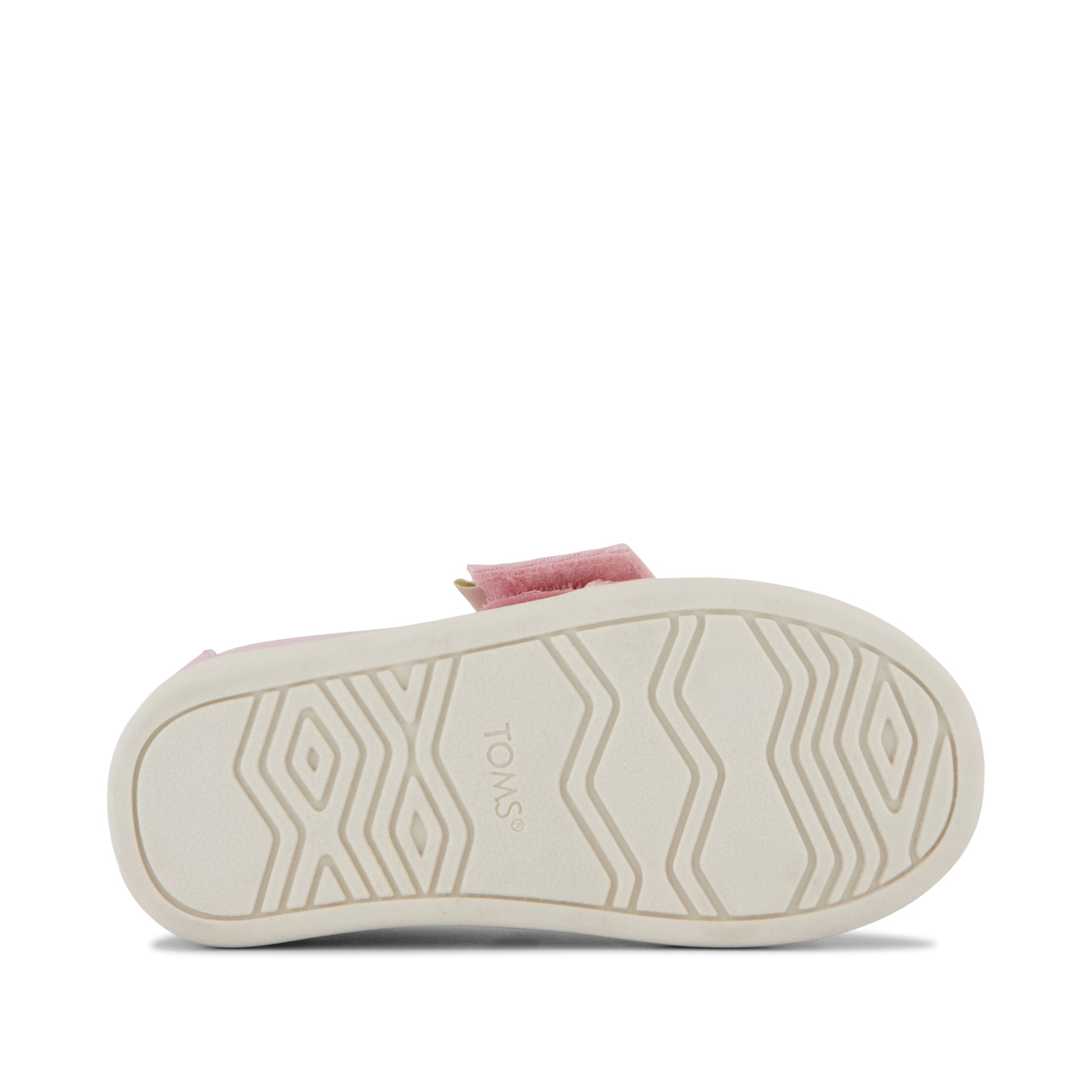 Alpargata Classic Toddler Shoe - Pink Quartz Iridescent Twill Bottom Sole View