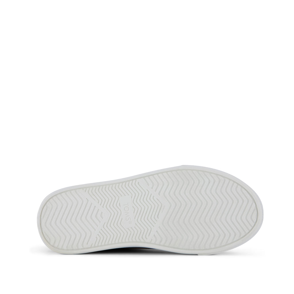 Cruz Mid Kids Slip On Shoe - Toffee Microsuede Bottom Sole View