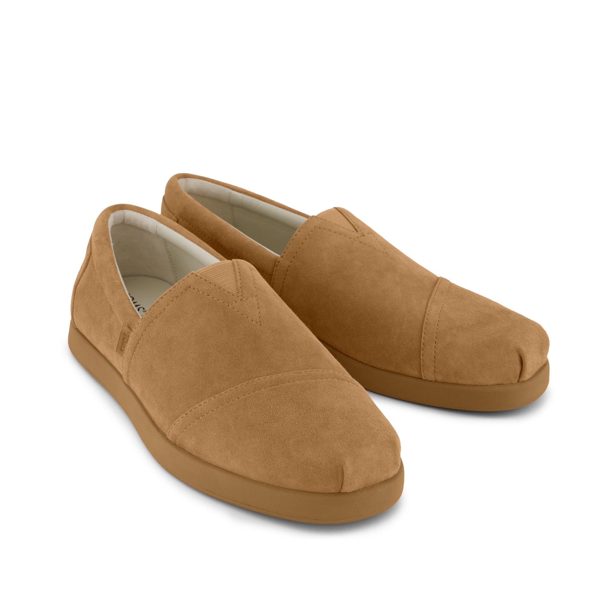 TOMS x Jamie Mizrahi Alp FWD - Water Repellent Antique Amber Suede Front View