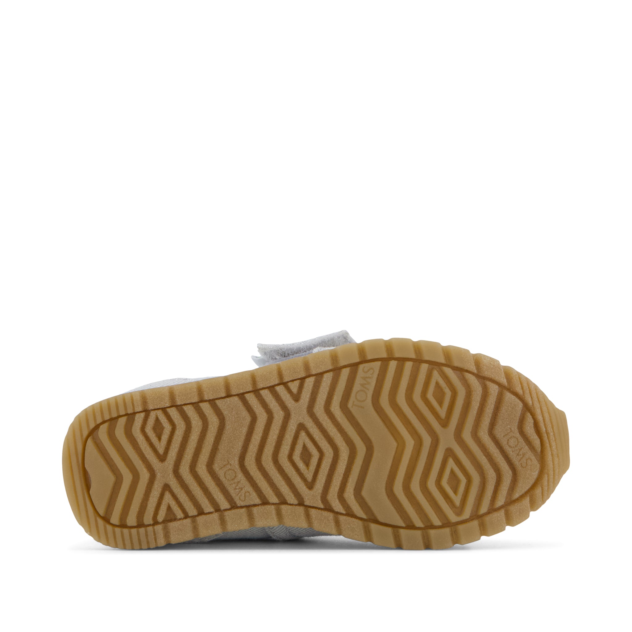 Resident Plus Toddler Sneaker - Silver Metallic Twill Bottom Sole View