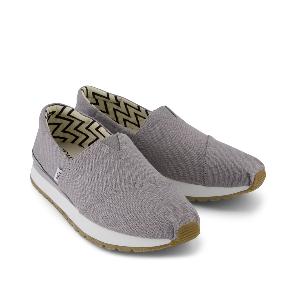 Resident Plus - Drizzle Grey Heritage Canvas Front View