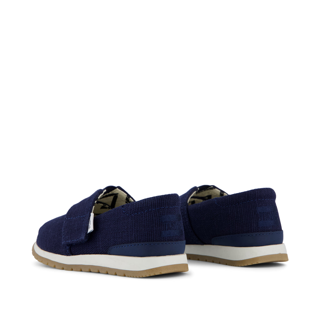 Resident Plus Toddler Sneaker - Navy Heritage Canvas Back View