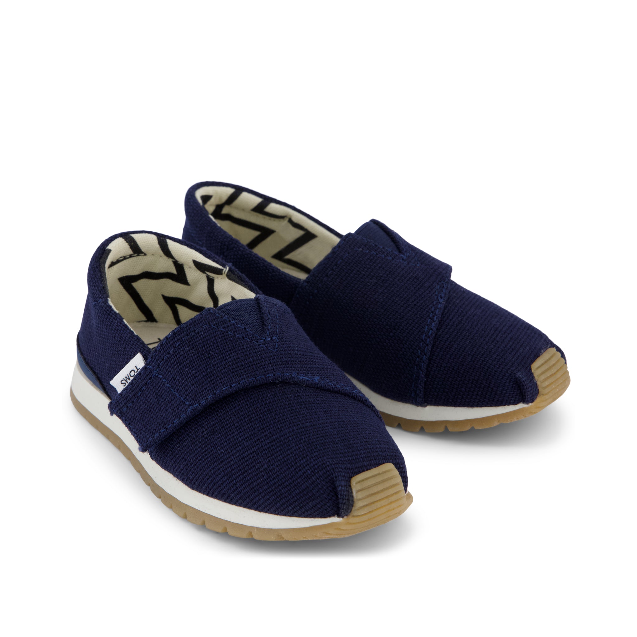 Resident Plus Toddler Sneaker - Navy Heritage Canvas Front View