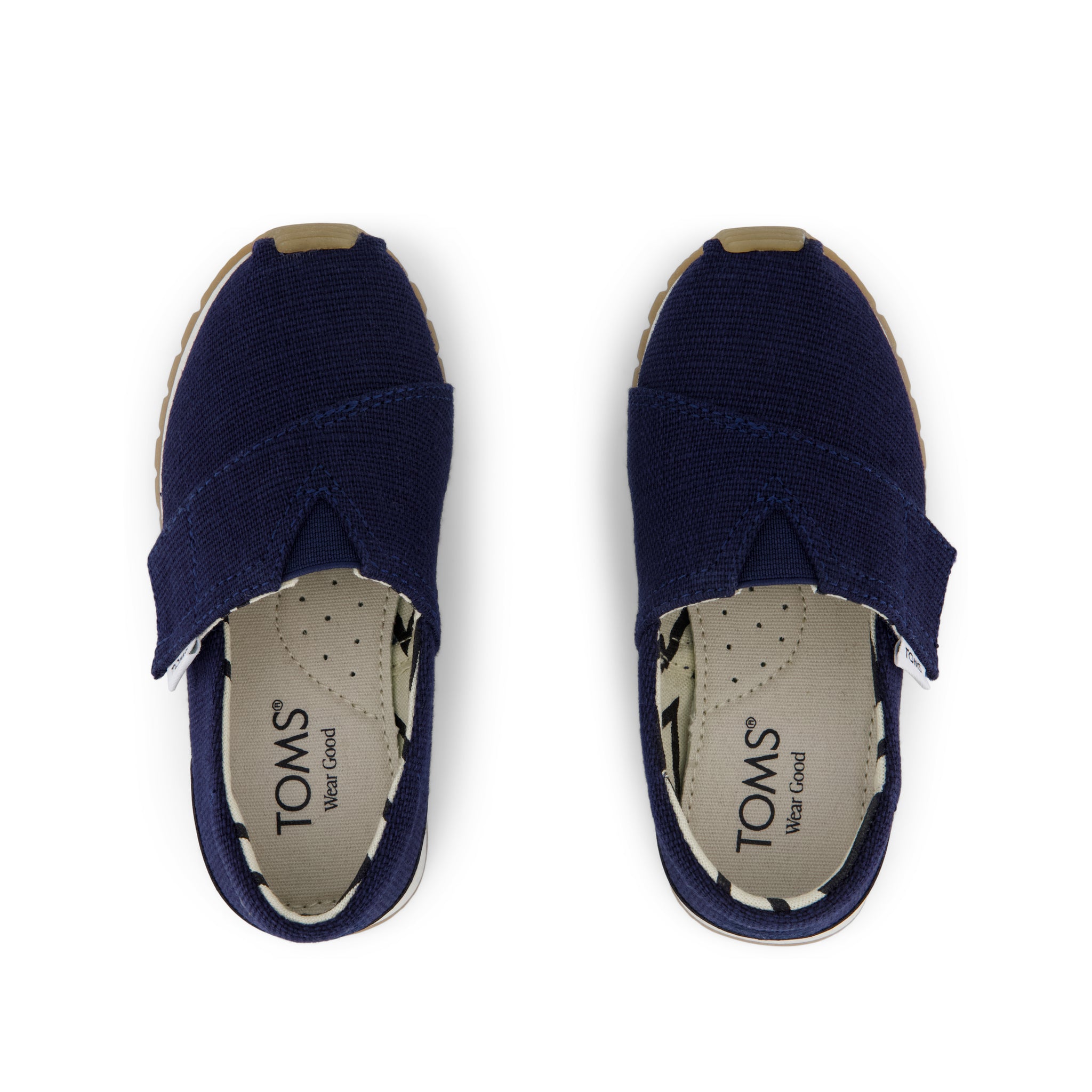 Resident Plus Toddler Sneaker - Navy Heritage Canvas Top View