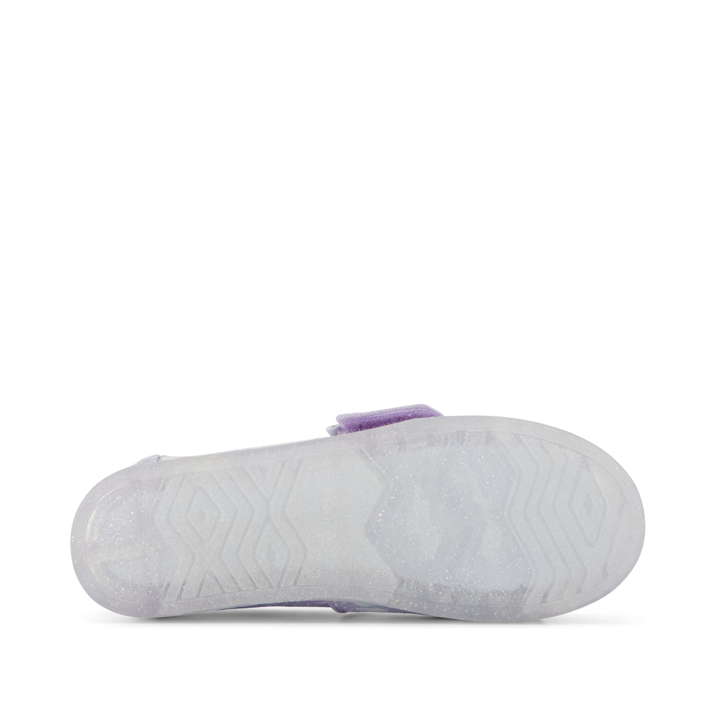 Alpargata Classic Toddler Shoe - Misty Lilac Iridescent Unicorn Bottom Sole View