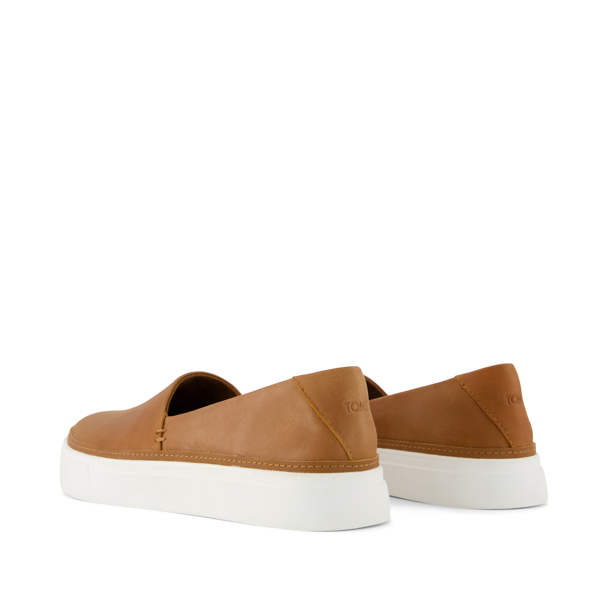 Kameron Slip On Sneaker - Brown Sugar Leather Back View
