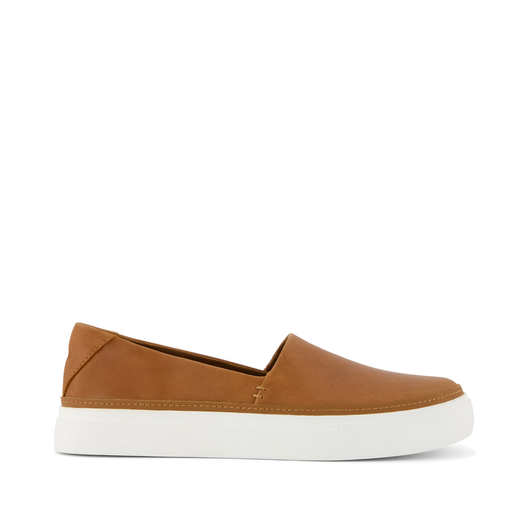 Kameron Slip On Sneaker - Brown Sugar Leather Side View