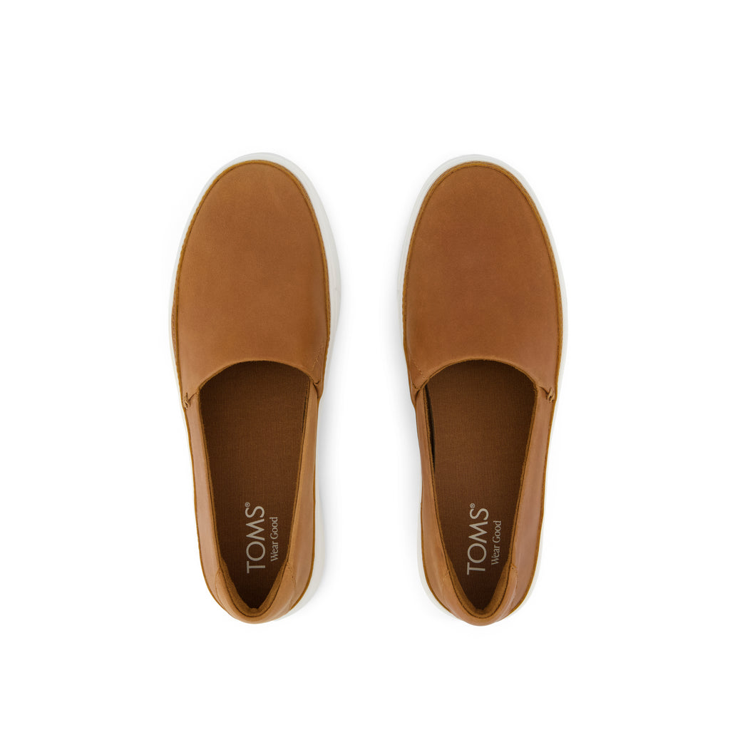 Kameron Slip On Sneaker - Brown Sugar Leather Top View