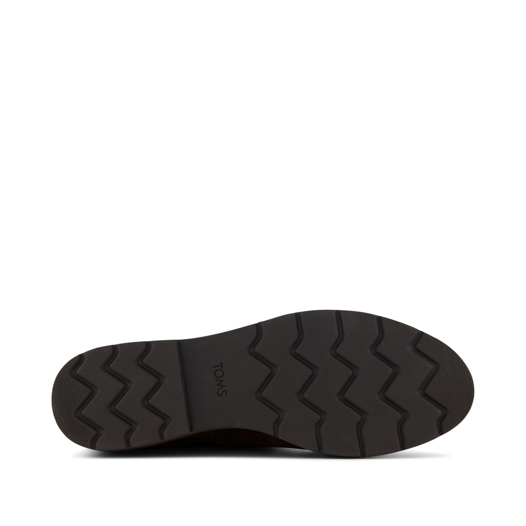 Marlow Boot - Water Repellent Oak Brown Suede Bottom Sole View