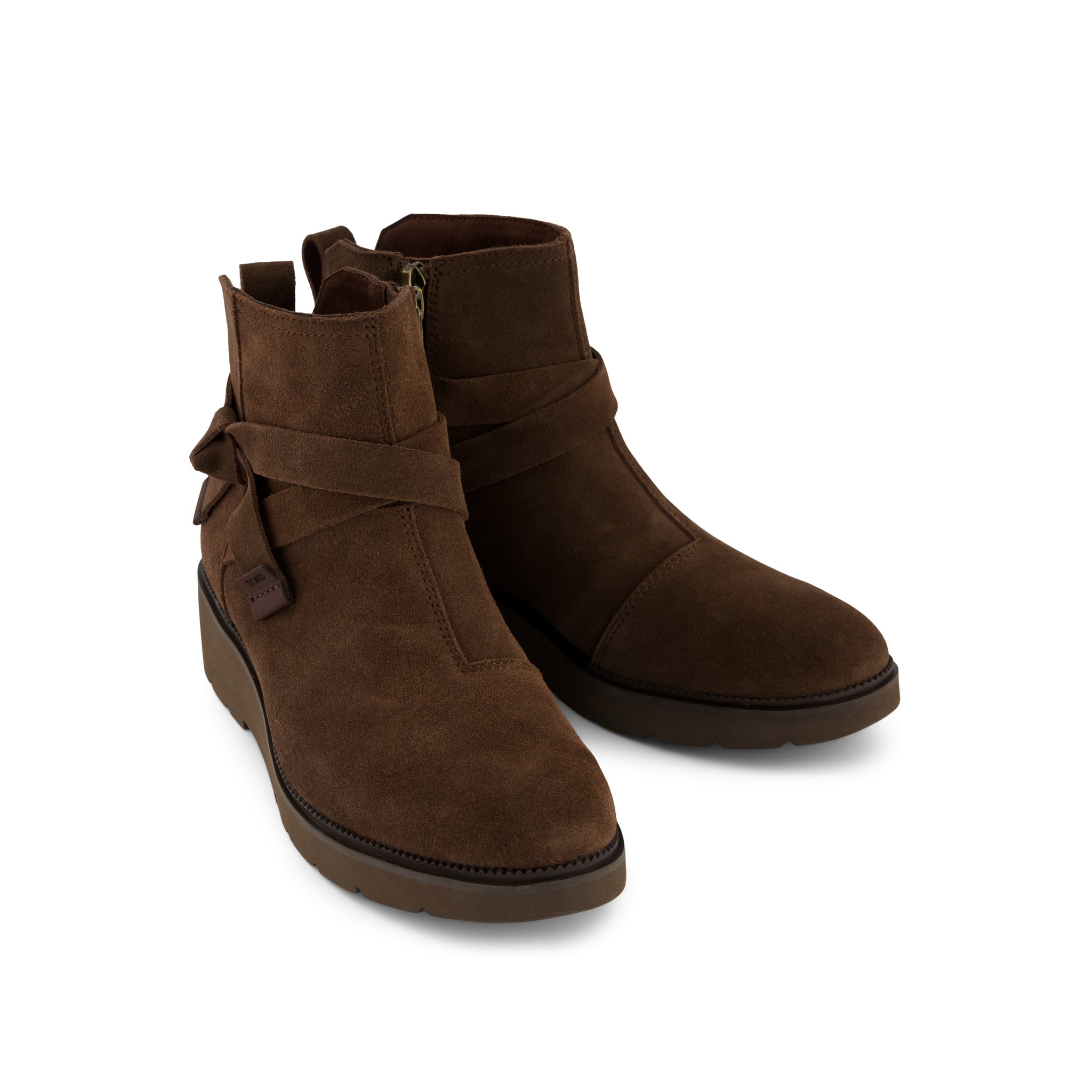 Marlow Boot - Water Repellent Oak Brown Suede Front View