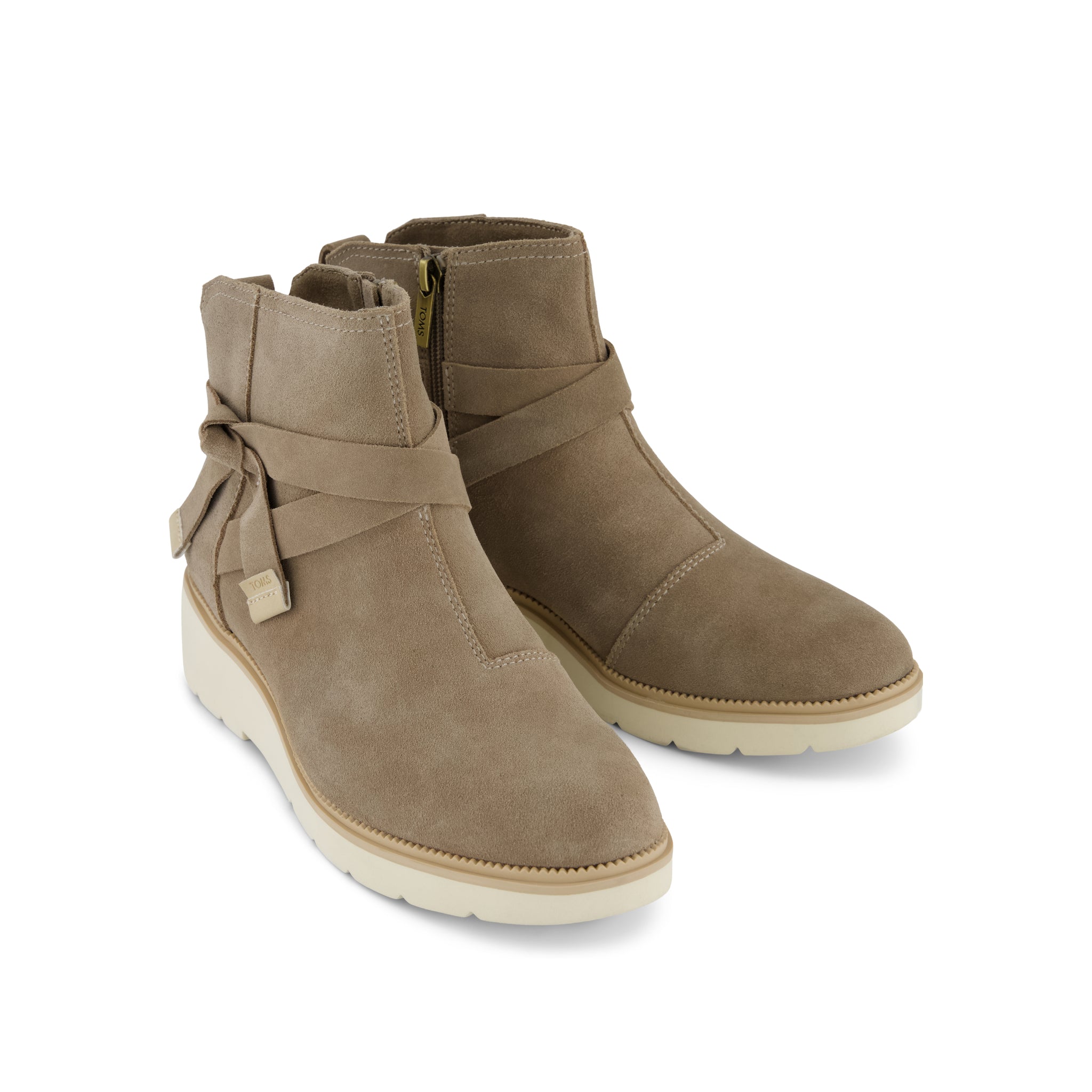 Marlow Boot - Water Repellent Dune Suede Front View