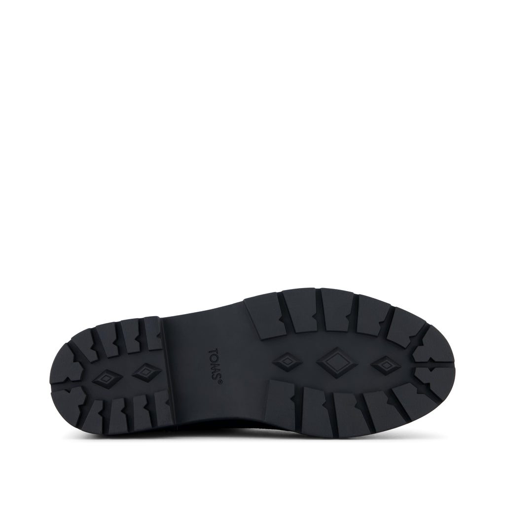 Astrid Boot - Water Repellent Black Suede Bottom Sole View