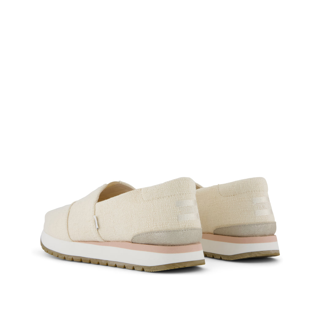 Resident Plus - Natural Two Tone Slub Back View