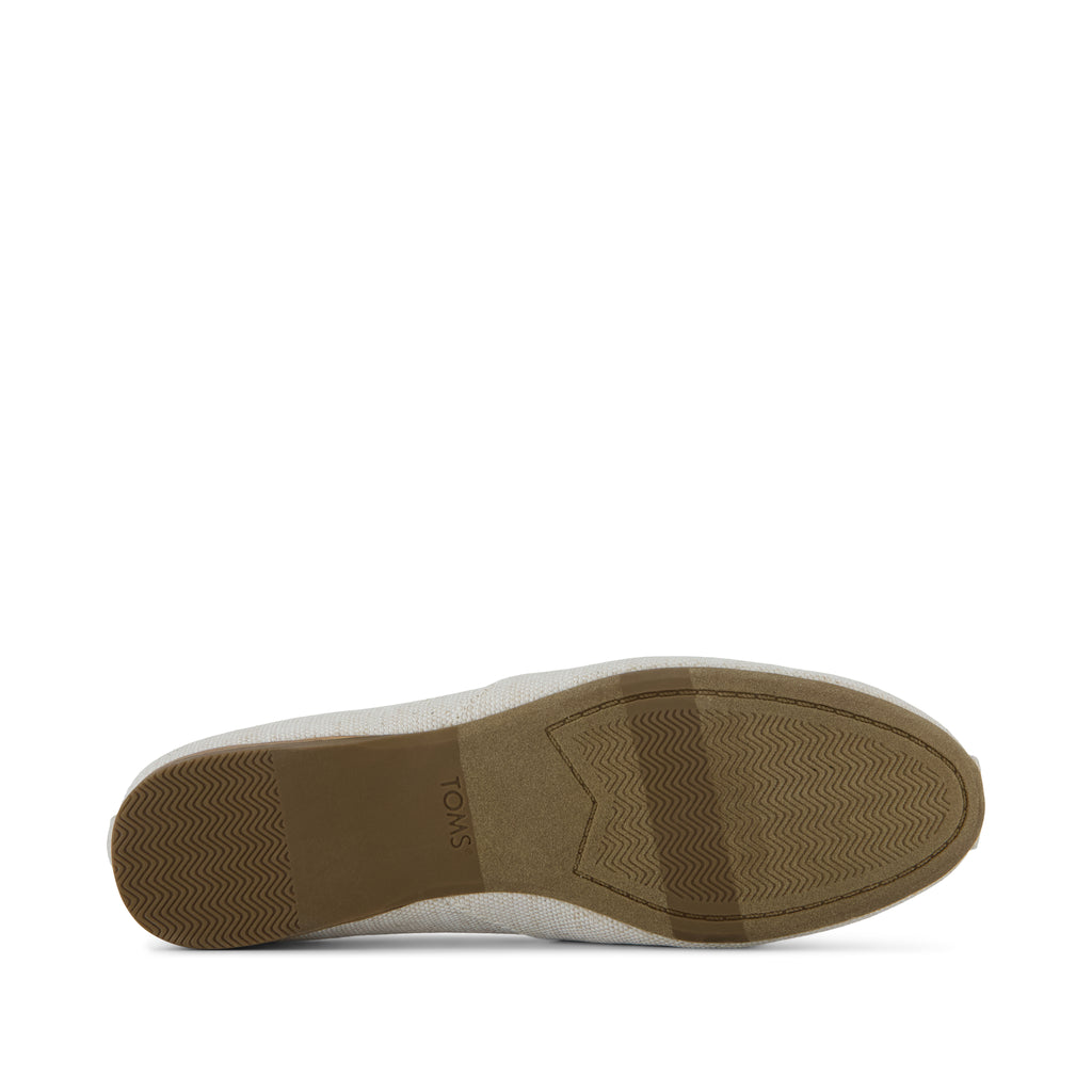 Gemma Flat - Natural Yarn Dye Bottom Sole View