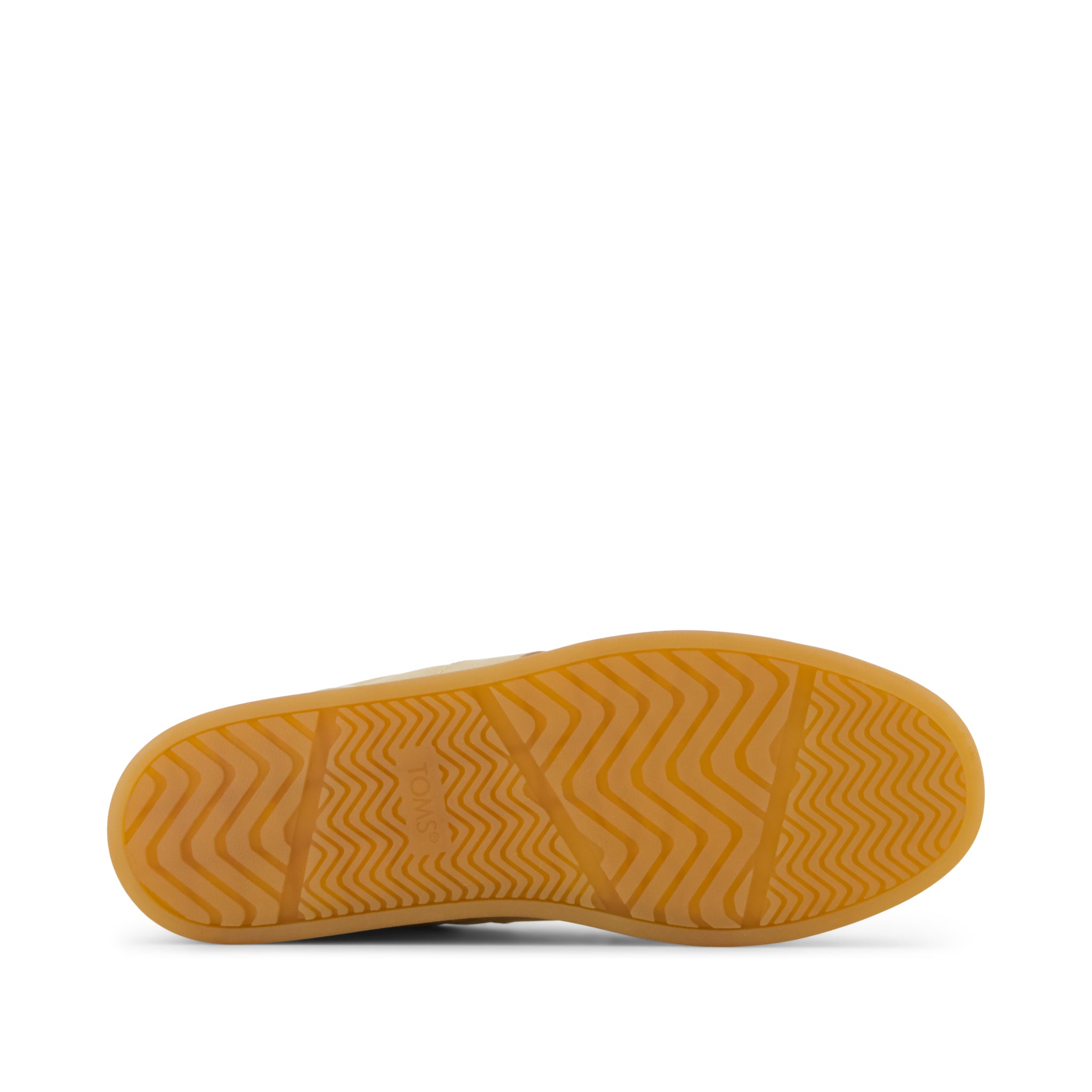 Collins Casual Lace-Up Sneaker - Gold Metallic Leather Bottom Sole View