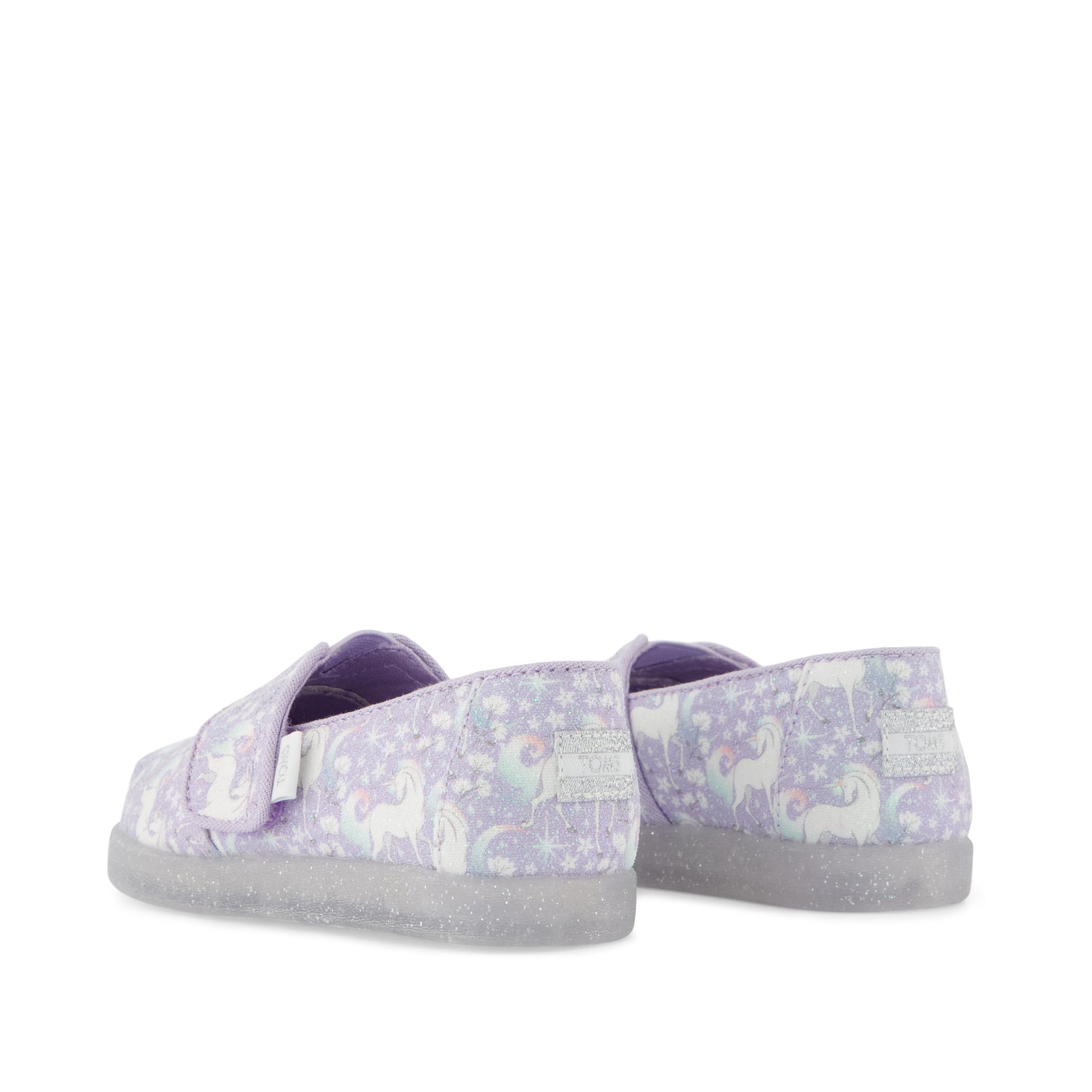 Alpargata Classic Kids Shoe - Misty Lilac Iridescent Unicorn Back View