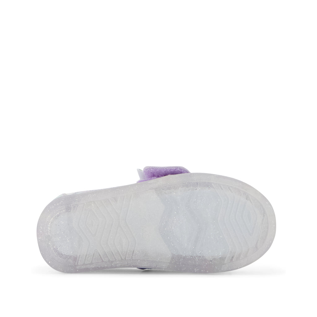 Alpargata Classic Kids Shoe - Misty Lilac Iridescent Unicorn Bottom Sole View